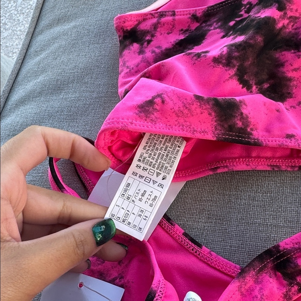 Forever 21 Pink and Black Bikini Bottom - Picture 4 of 4